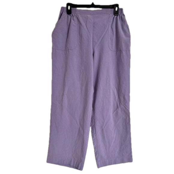 Alfred Dunner Pants - Alfred Dunner Women’s Lavender Pants Size 16 Short with Pockets